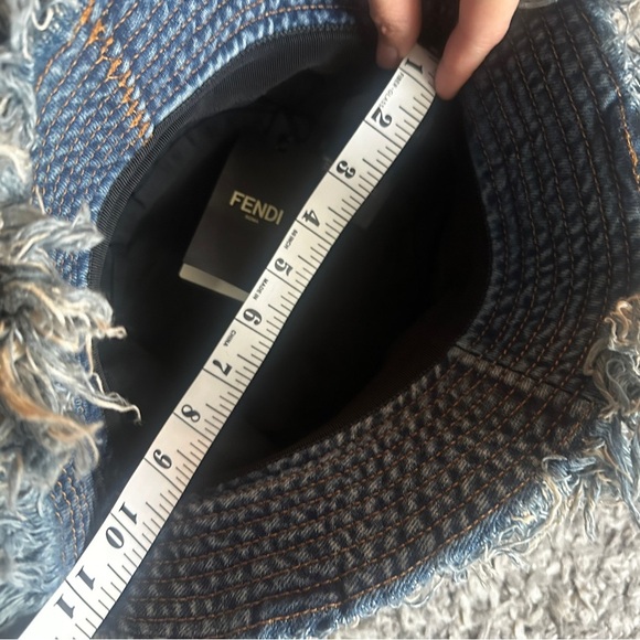 Fendi Denim Bucket Hat - Picture 5 of 16